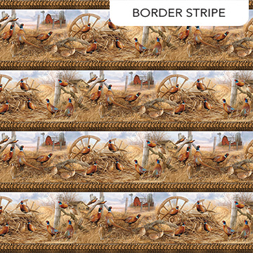 Naturescapes Pheasant Grove Border Stripe Rust Multi