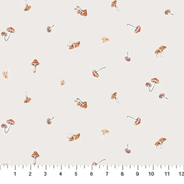 Tanglewood Mushroom Toss Lt Gray Multi