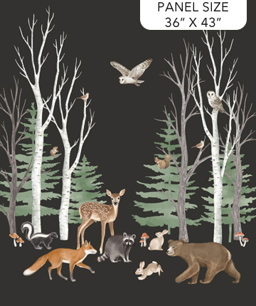 Tanglewood Panel Charcoal Multi