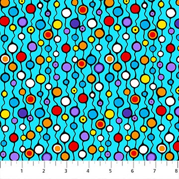 The Four Seasons Multi Dots Turq Multi