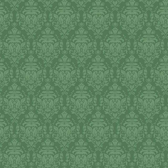Ambleside Damask - Green