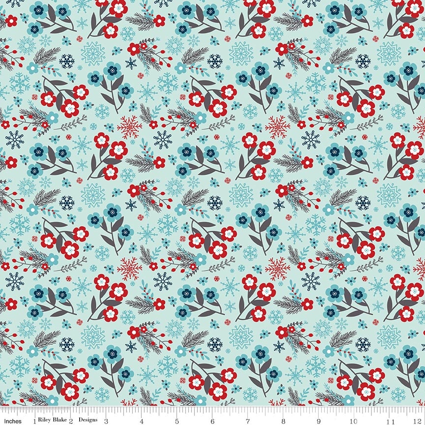A Perfect Winter Flowers Powder