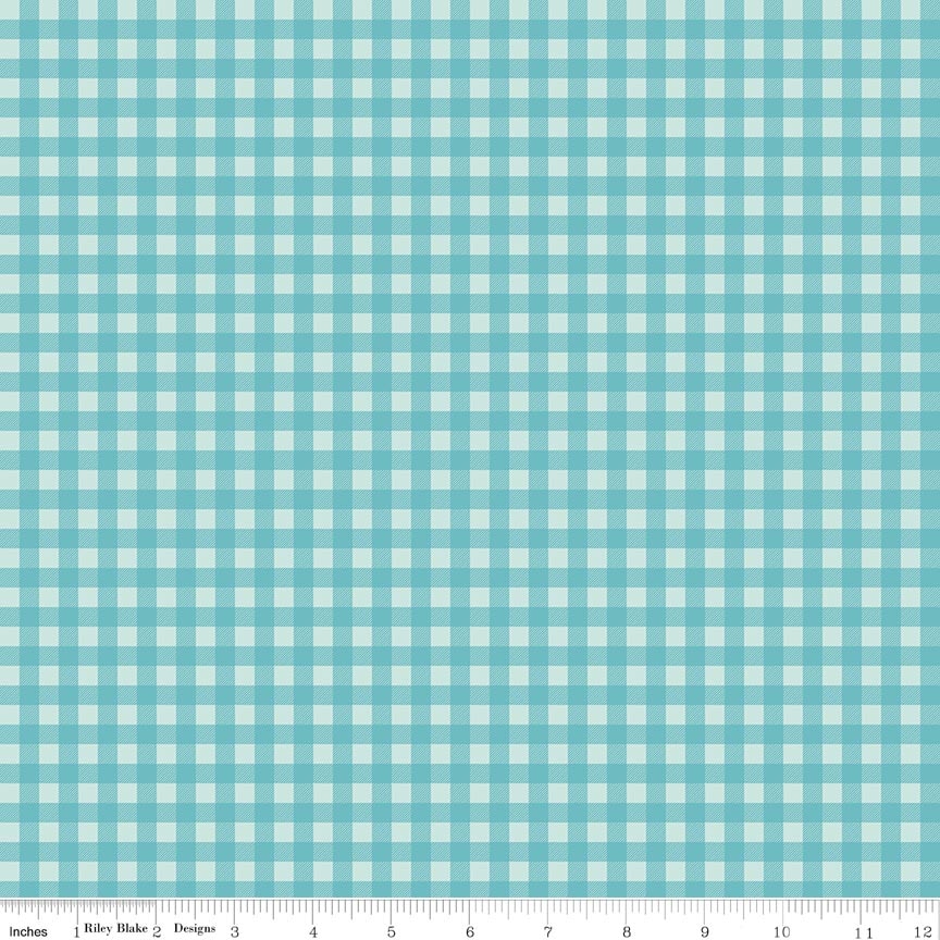A Perfect Winter Plaid Blue