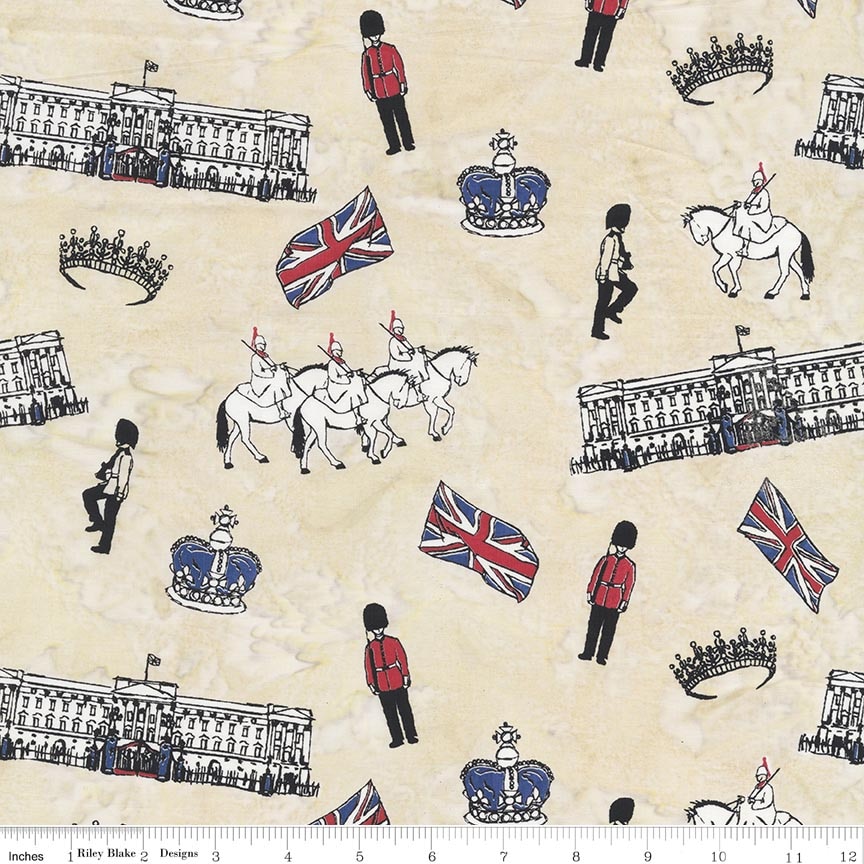 Batiks Around the World - London Toasted Almond