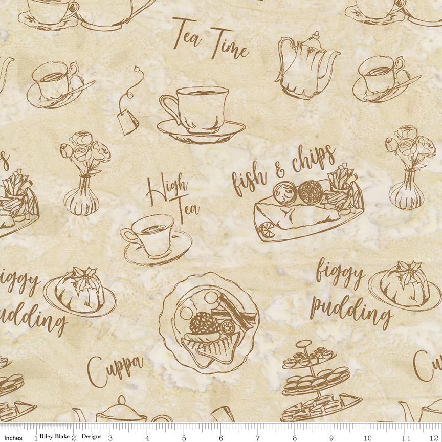 Batiks Around the World - London Toasted Almond
