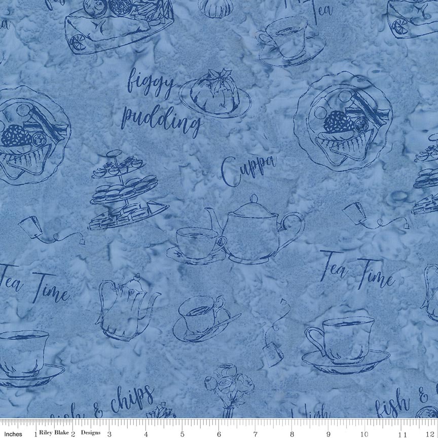 Batiks Around the World - London Skystone