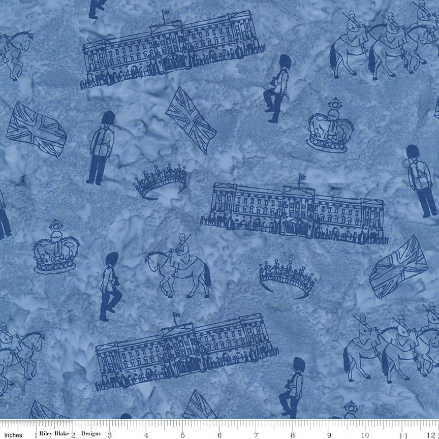 Batiks Around the World - London Skystone
