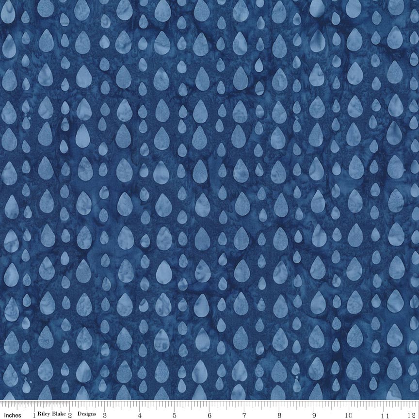 Batiks Around the World - London Rainstorm
