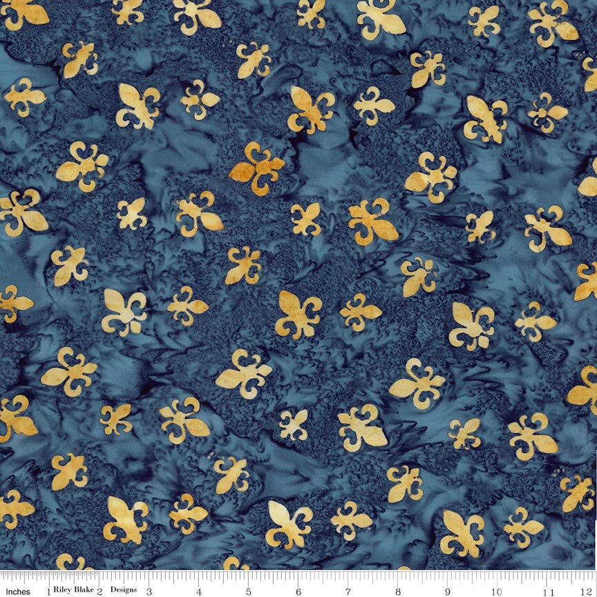 Batiks Around the World - Paris Denim Dunes