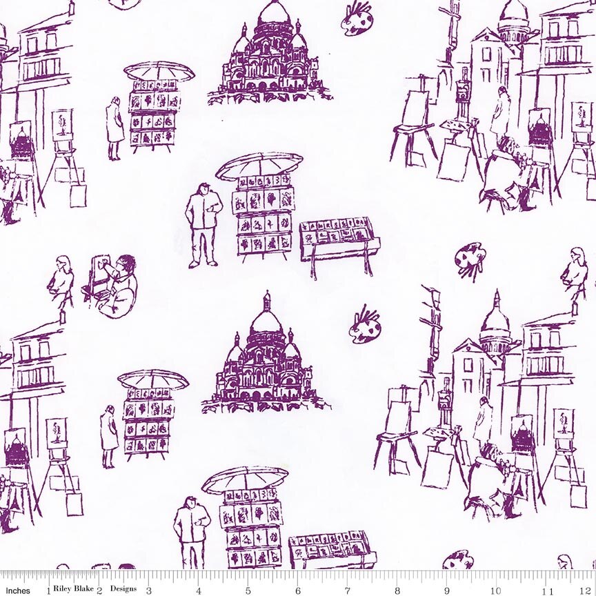 Batiks Around the World - Paris Sugar Plum
