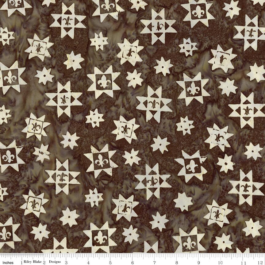 Batiks Around the World - Paris Mocha Chestnut