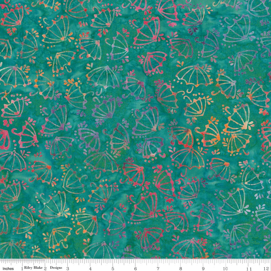 Batiks Bloom Anyway Hunter