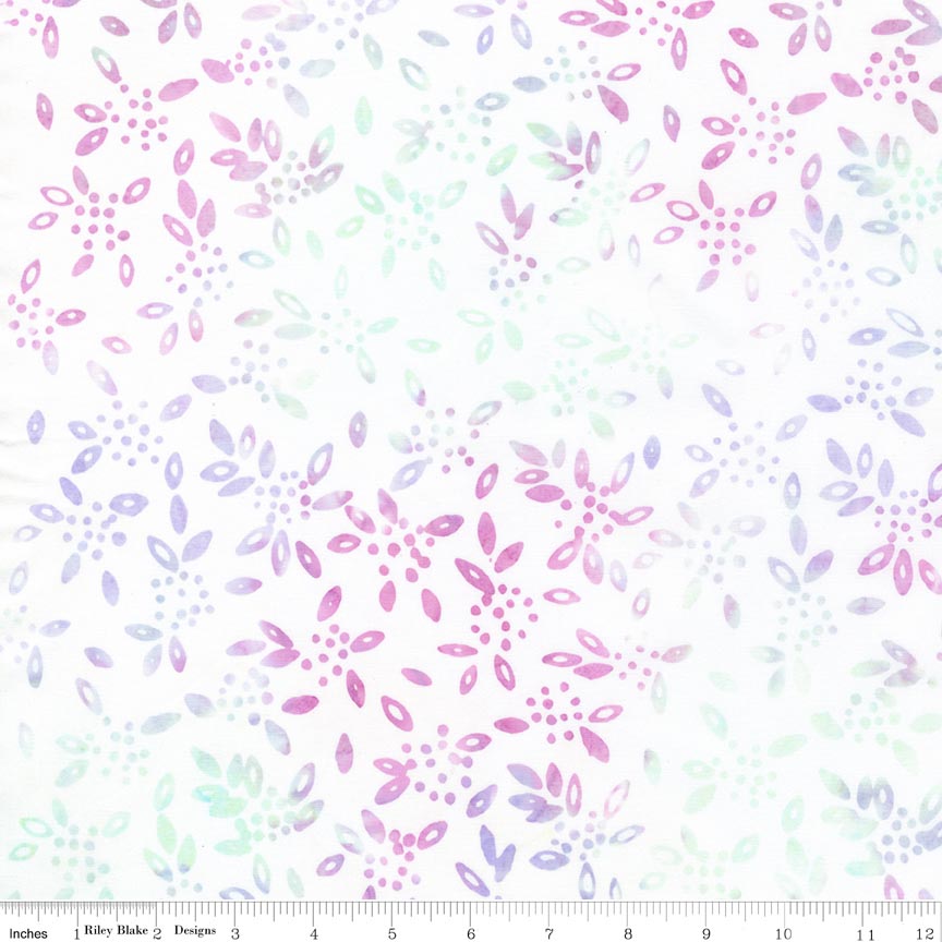 Batiks Bloom Anyway Powdered Pastels