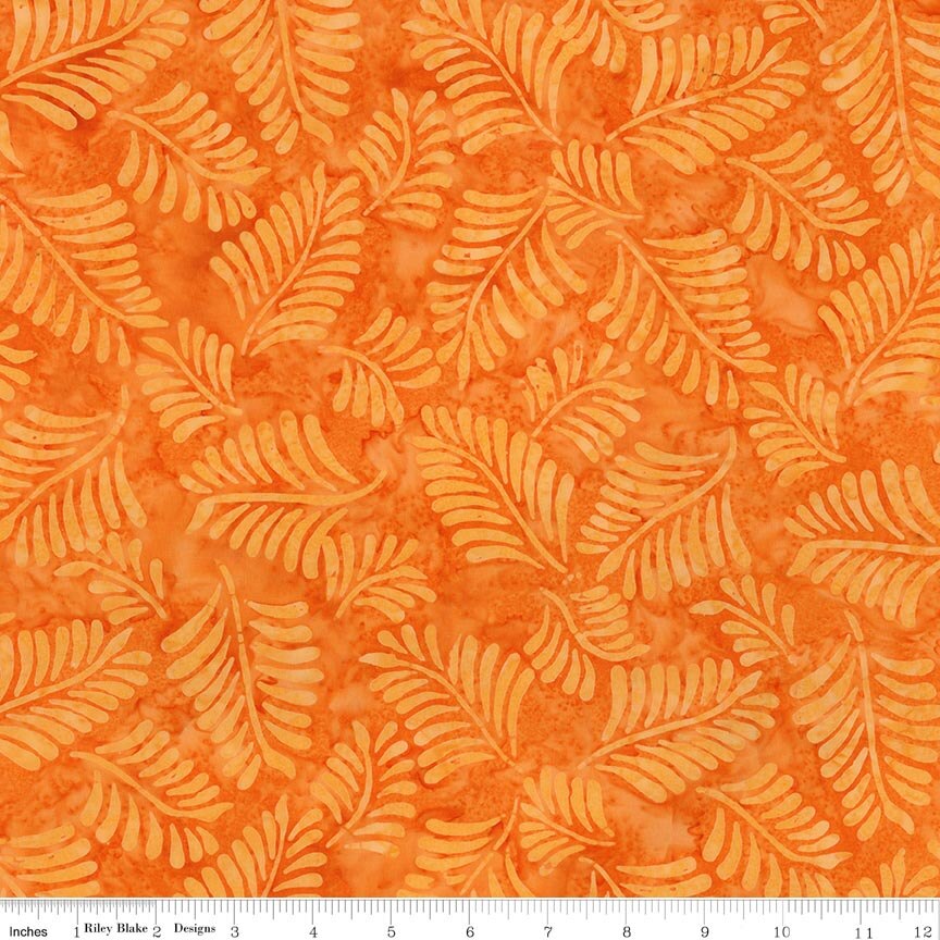 Batiks Canopy Tangerine