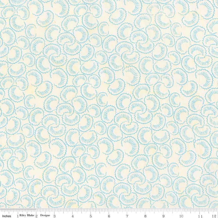 Batiks Damask Rose Powdered Pastels