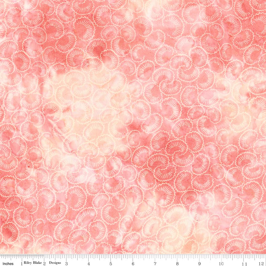 Batiks Damask Rose Blush
