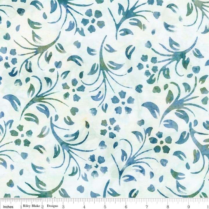 Batiks Everblue Green Frost