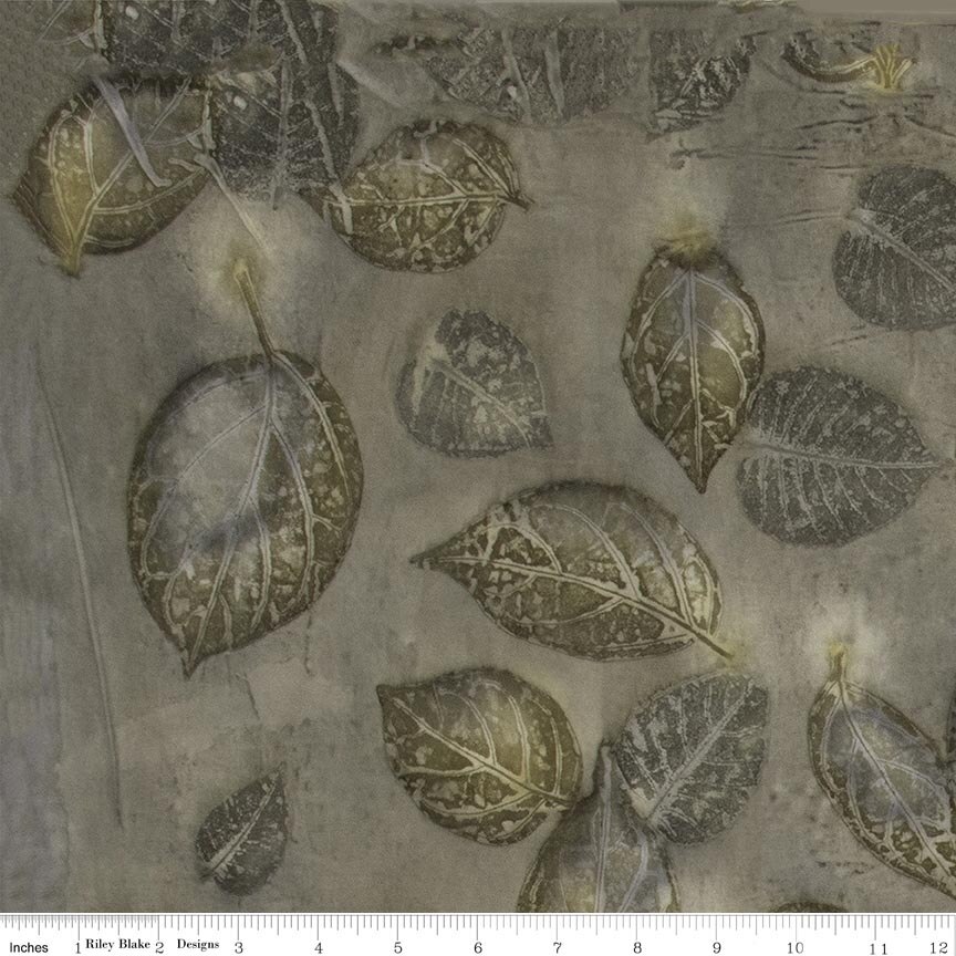 Batiks Express Yourself! Botanicals Checkerboard Pebble Pastiche