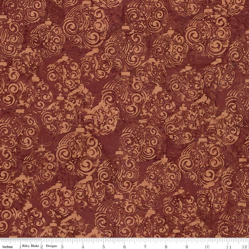 Batiks Express Yourself! Holiday Sparkle Copper Blush