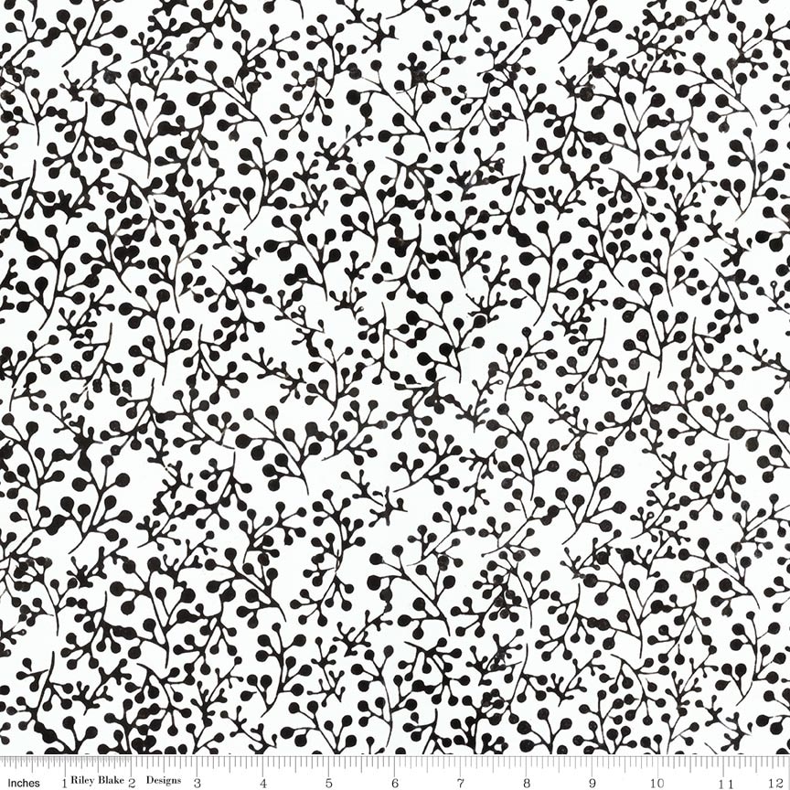 Batiks Flora Noire Brilliance
