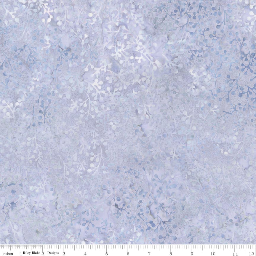 Batiks Flora Noire Harbor Gray