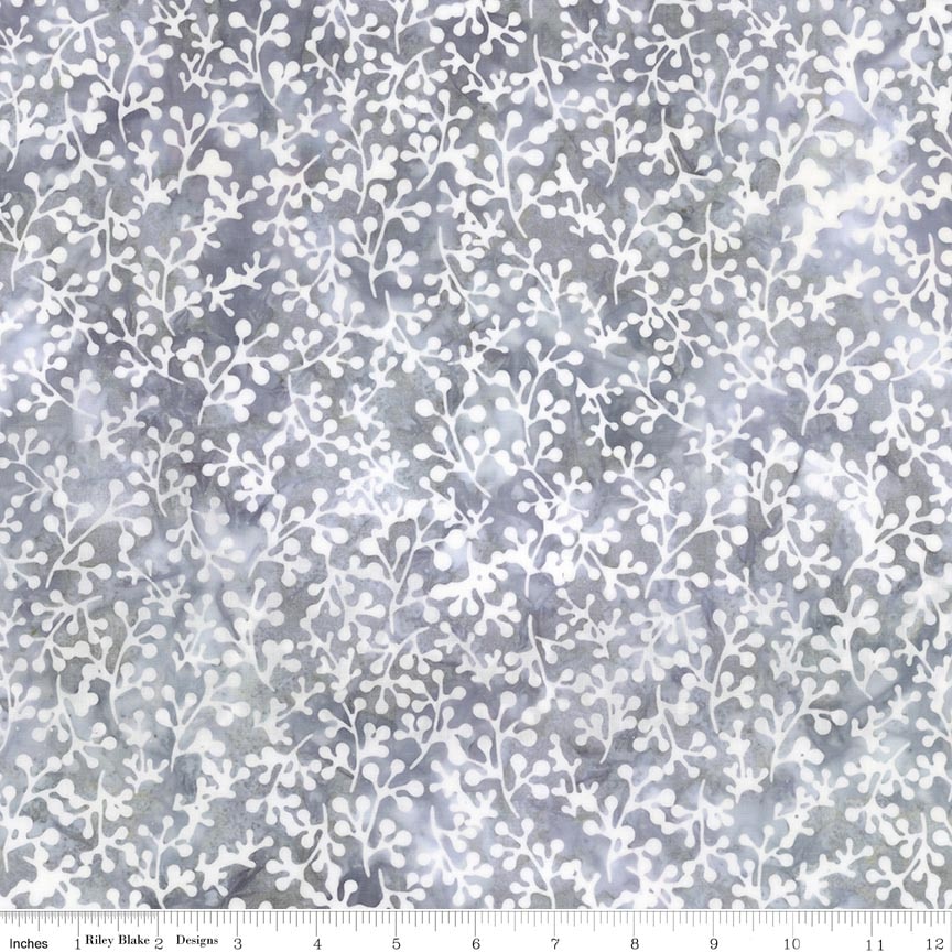 Batiks Flora Noire Dove