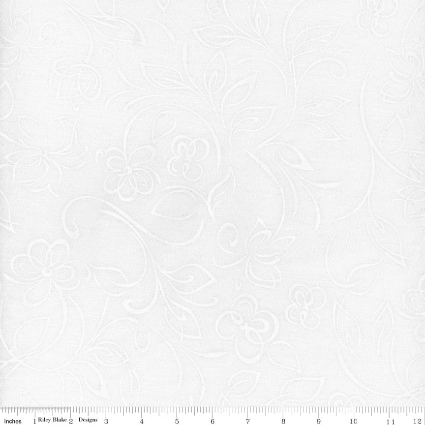 Batiks Flora Noire Daisy