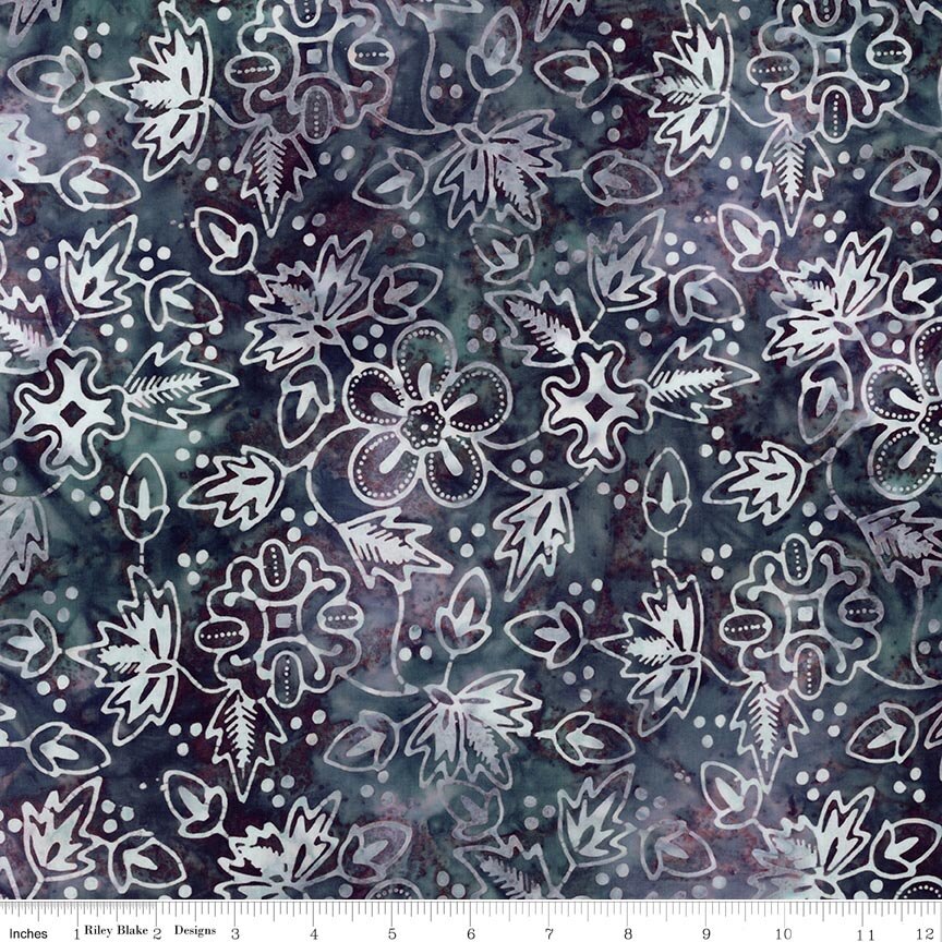 Batiks Gray & Golden Arabella Dark Side of the Mood