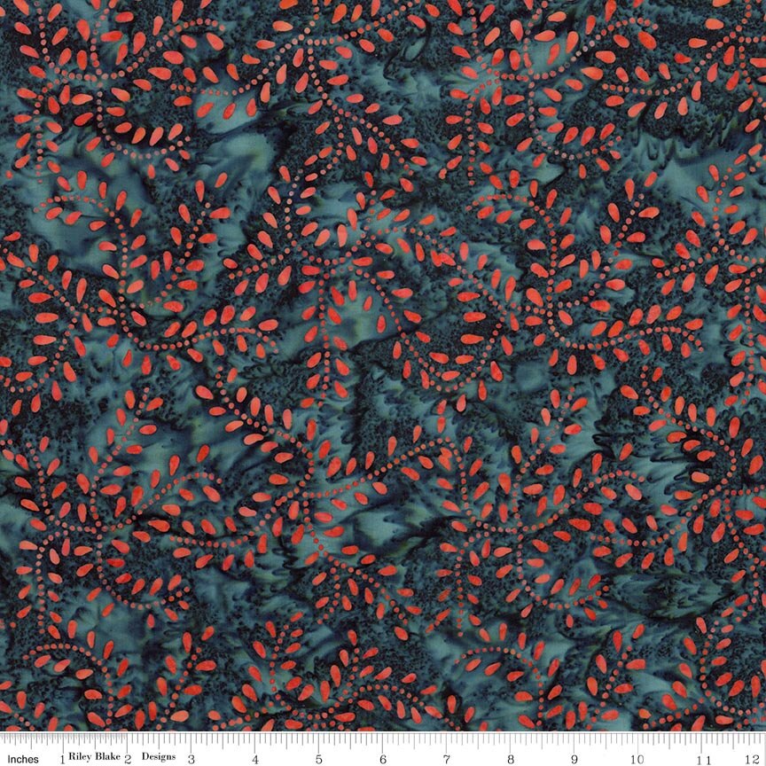 Batiks Gray & Golden Arabella Black Cherry Chutney
