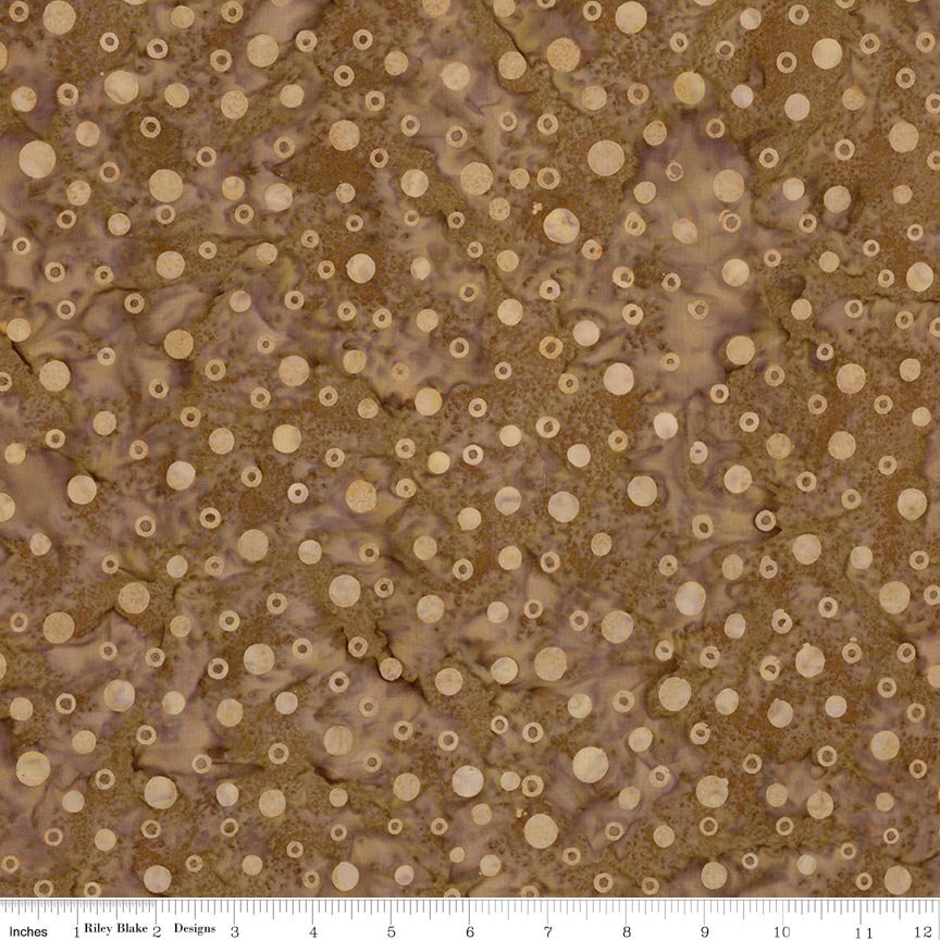Batiks Gray & Golden Arabella Gingerbread