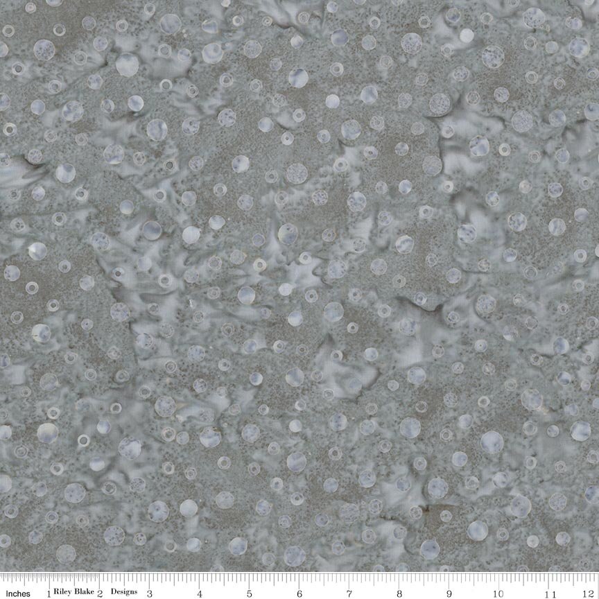 Batiks Gray & Golden Arabella Pewter