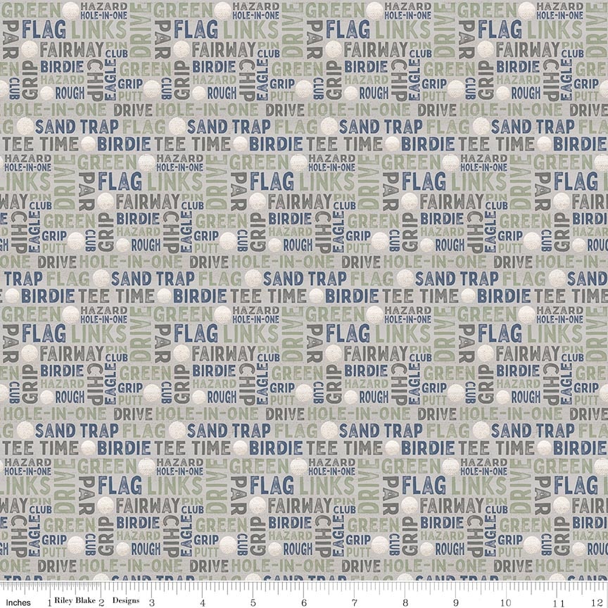 Greens & Fairways Text Gray