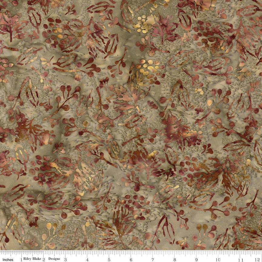 Batiks Holiday Charm Timber Bark