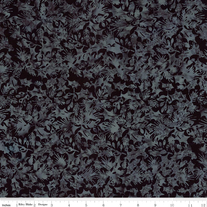 Batiks Holiday Charm Charcoal
