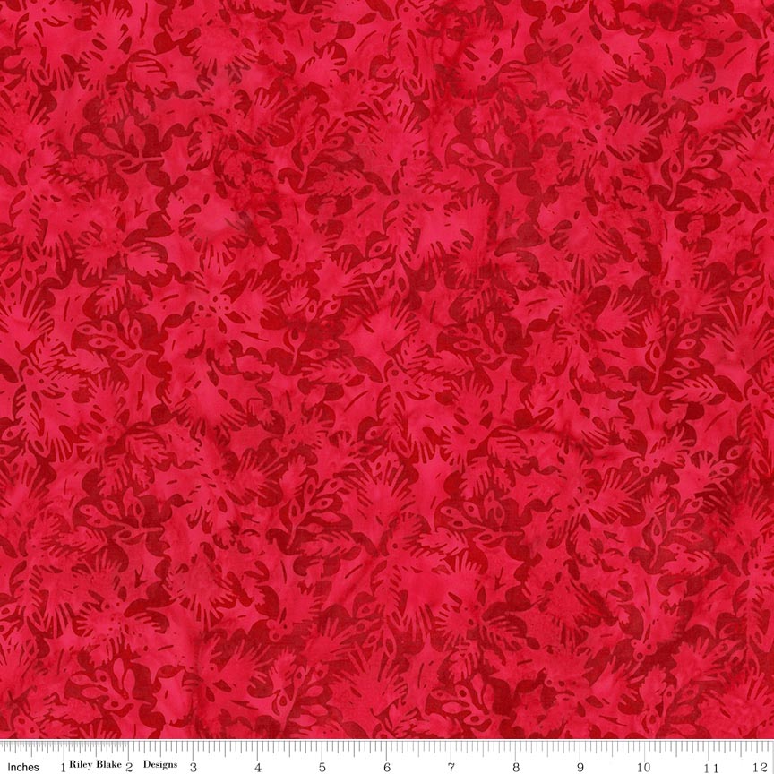 Batiks Holiday Charm Scarlet