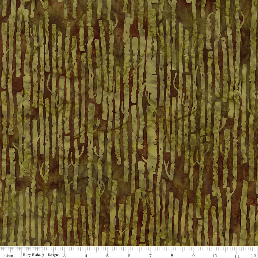 Batiks Holiday Charm Olive Glow