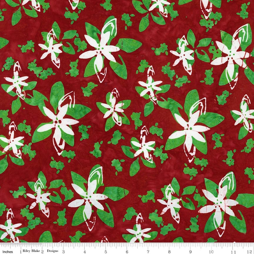 Batiks Holiday Happiness Cherrywood