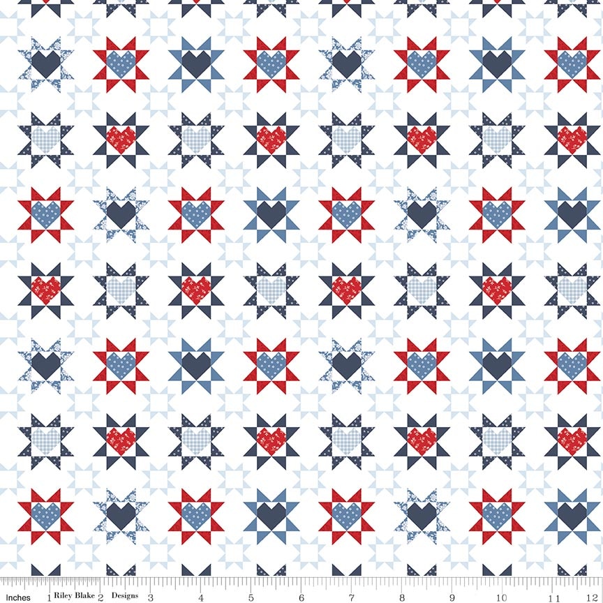 Hooray for the USA Quilt White