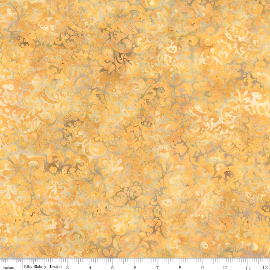 Batiks Legacy Yellow Cream