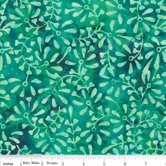 Batiks Ocean Garden Jade