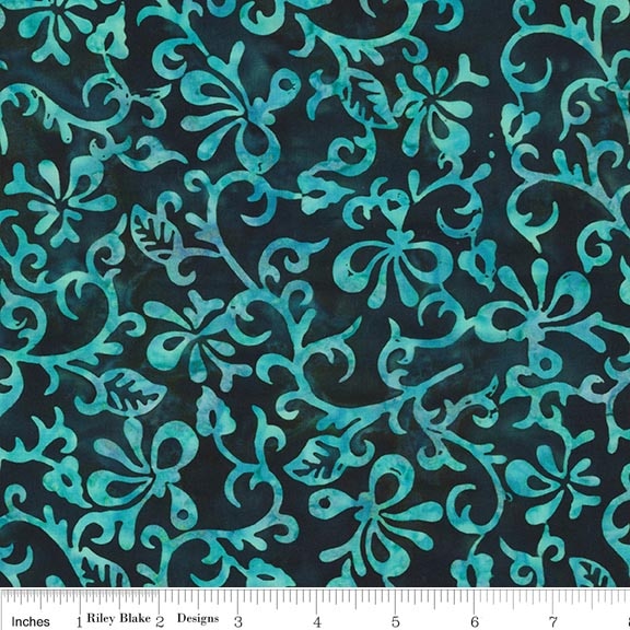 Batiks Ocean Garden Slate