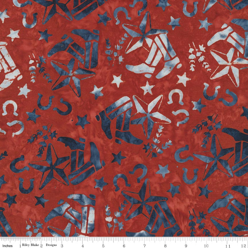 Batiks Places You'll Go Texas Fireworks