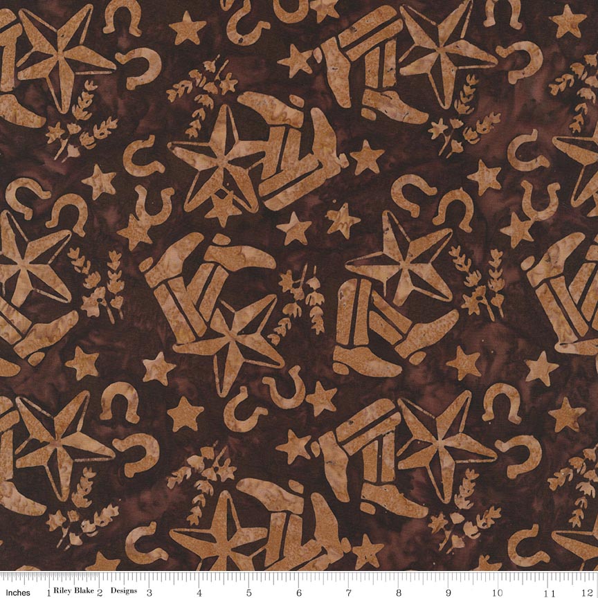 Batiks Places You'll Go Texas Tigerwood