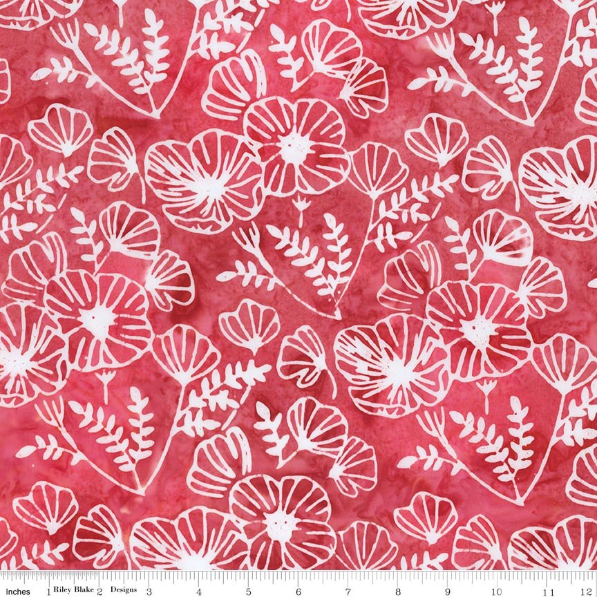 Batiks Poppy Seeds Peppermint Twist