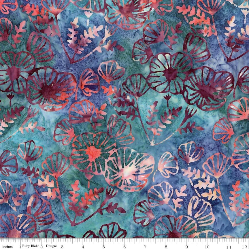 Batiks Poppy Seeds Paradise