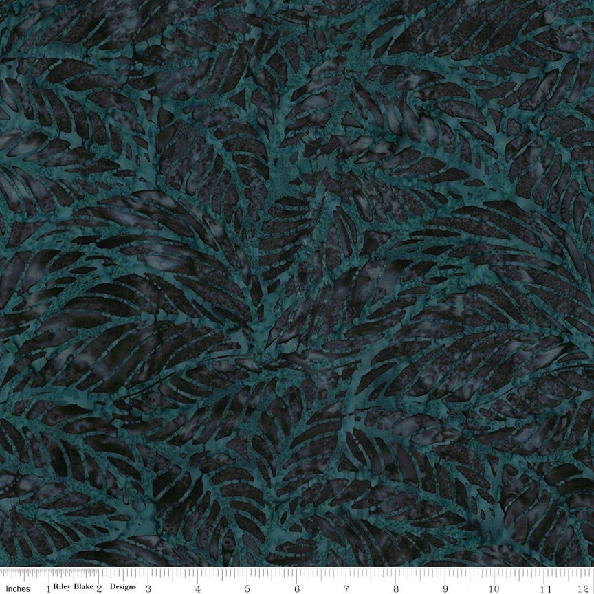 Batiks Poppy Seeds Denim Bijou
