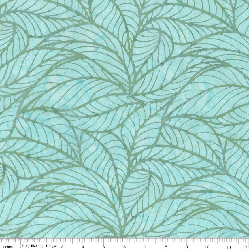 Batiks Poppy Seeds Peek-A-Blue