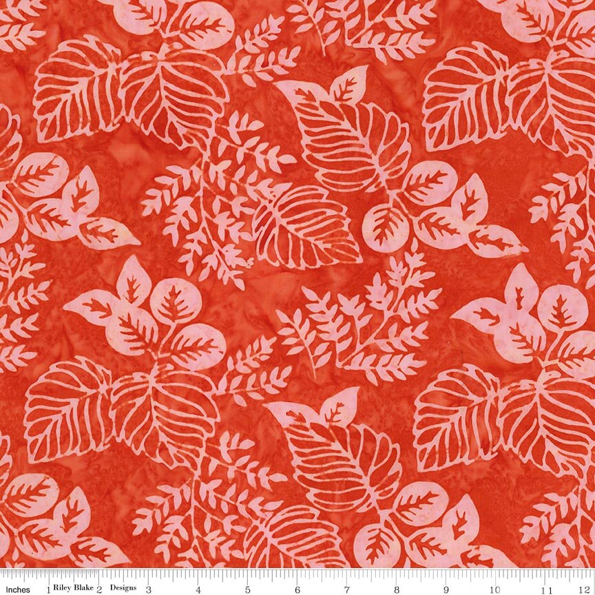 Batiks Poppy Seeds Papaya