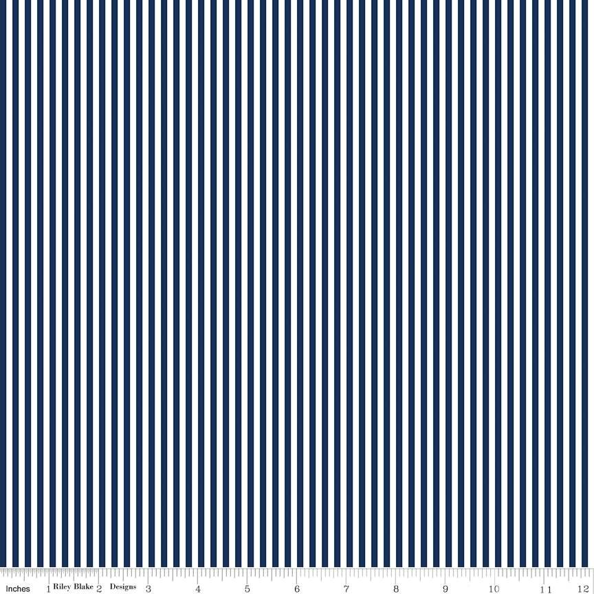 1/8" Stripe Navy