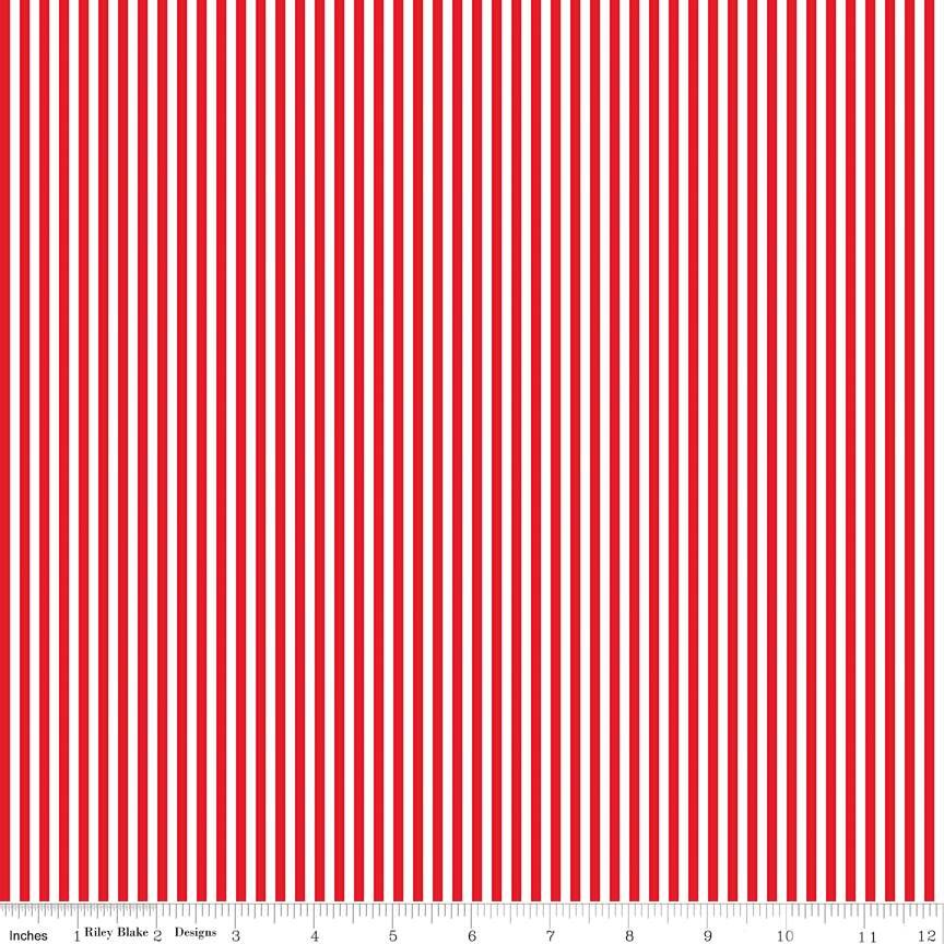 1/8" Stripe Red